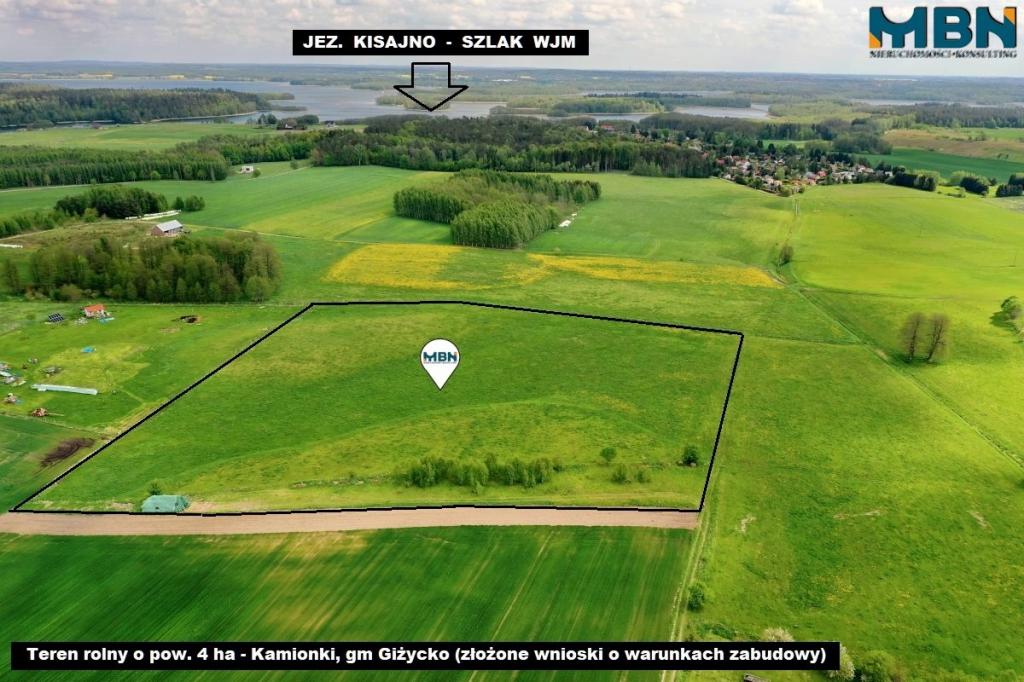 Działka gospodarstwo 4,00&nbsp;ha, Kamionki - zdjęcie 3