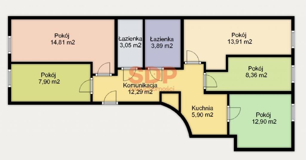 Mieszkanie 80 m², Wrocław, Krzyki, Zielińskiego - zdjęcie 14