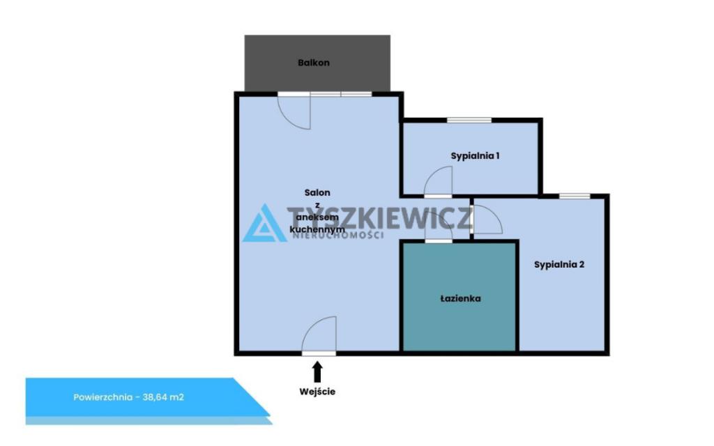 3 pokojowe mieszkanie do wprowadzenia - Gniewino - zdjęcie 13