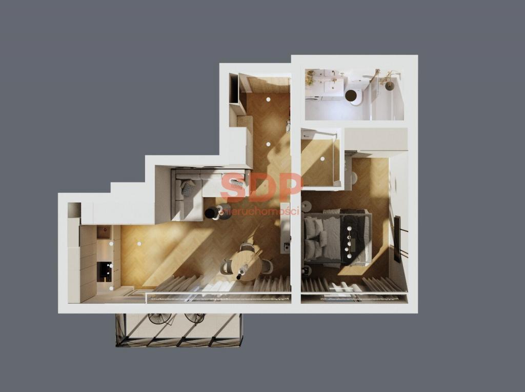 Mieszkanie 39&nbsp;m², Wrocław, Braterska - zdjęcie 8