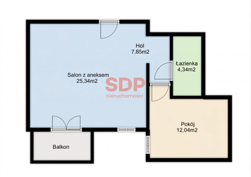 Mieszkanie 49&nbsp;m², Wrocław, Braterska - zdjęcie 8