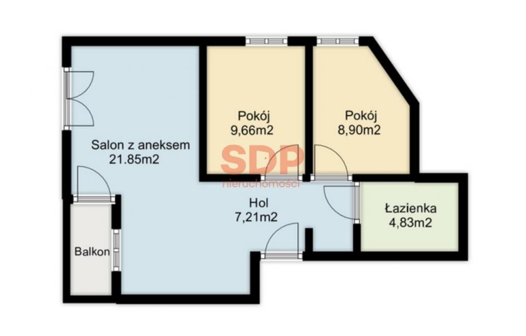 Mieszkanie 52&nbsp;m², Wrocław, Braterska - zdjęcie 9