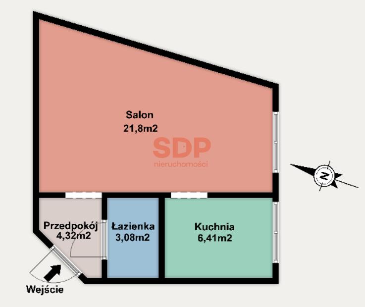 Mieszkanie 35&nbsp;m², Łódź, Bałuty, Wojska Polskiego - zdjęcie 9