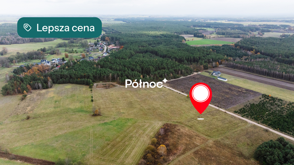 Działka budowlana 1880&nbsp;m², Pupki - zdjęcie 1
