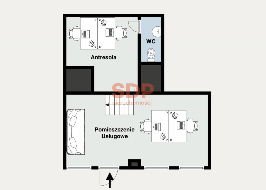 Lokal usługowy do wynajęcia, 33 m², Wrocław, Psie Pole, Krzywoustego Bolesława - zdjęcie 5