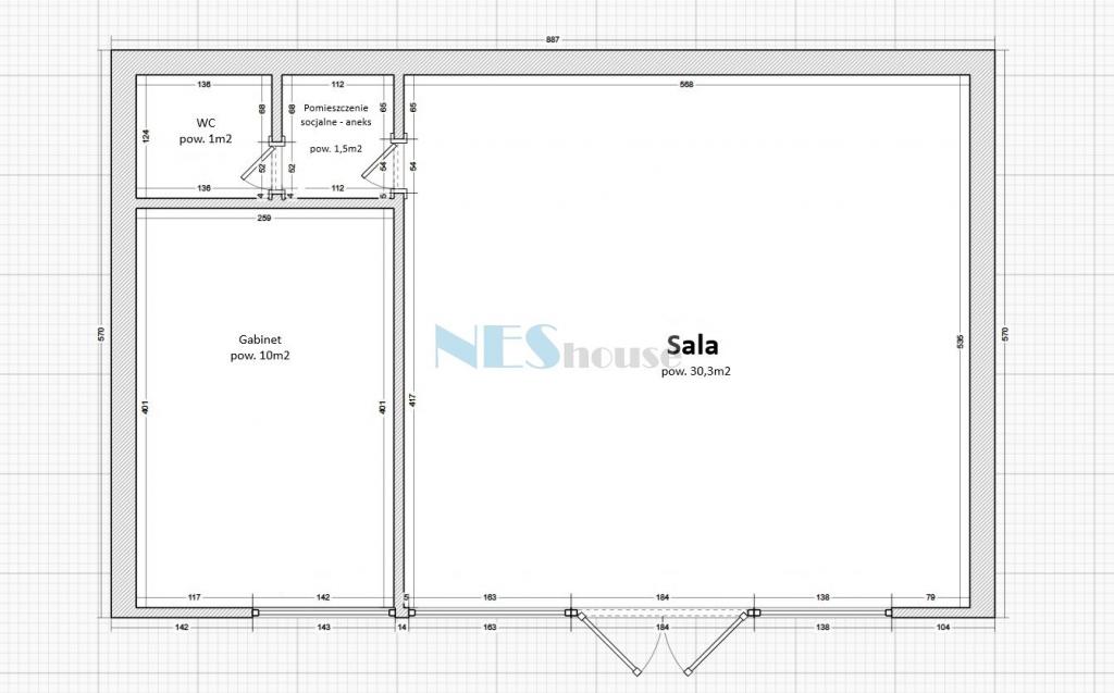 Lokal usługowy do wynajęcia, 43 m², Wrocław, Stare Miasto, al. Aleja gen. Władysława Sikorskiego - zdjęcie 12