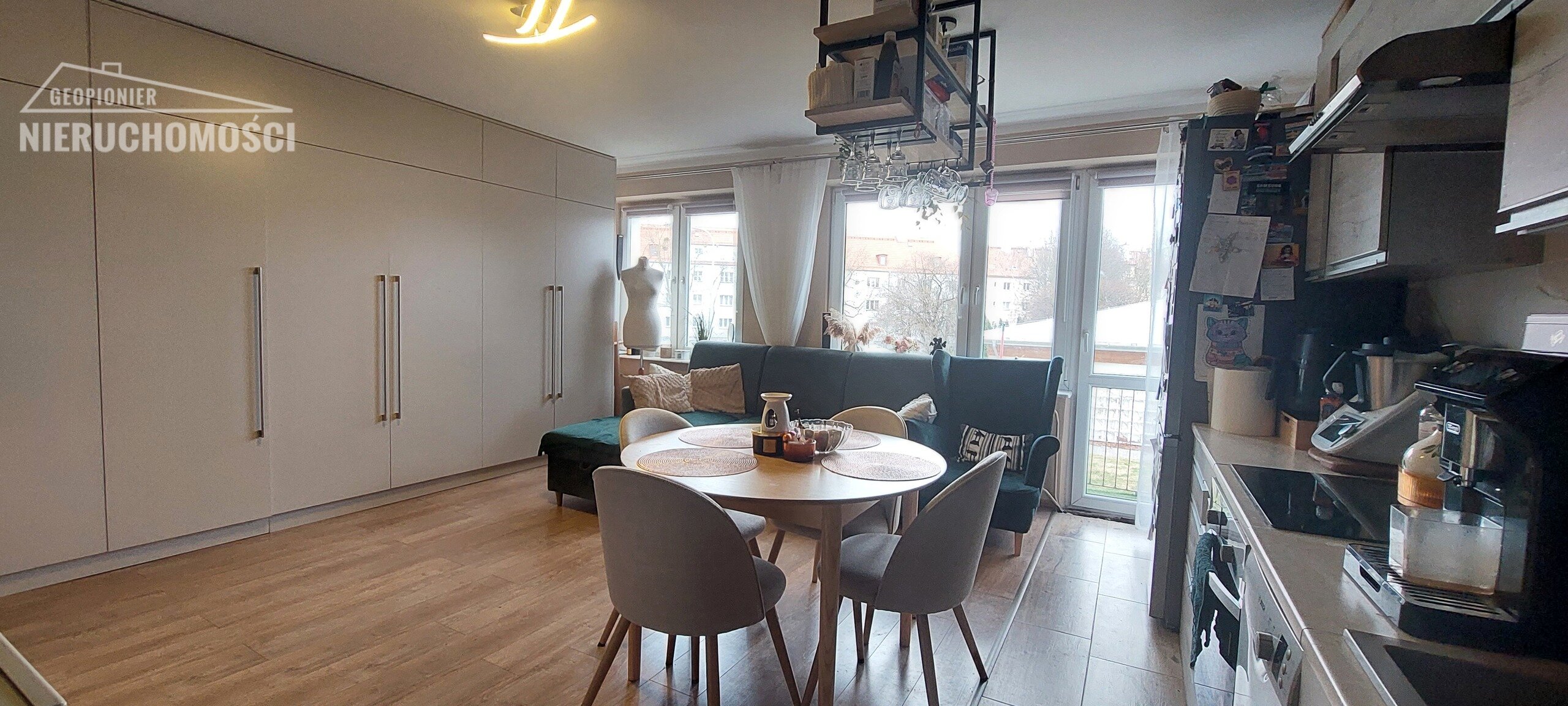 IV-1163 Mieszkanie w Ostródzie, Grunwaldzka, 3 pokoje, I piętro, balkon - zdjęcie 1