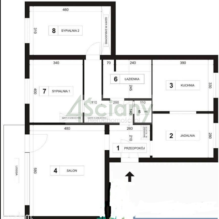 Mieszkanie 107 m², Szczecinek, Marszałka Józefa Piłsudskiego - zdjęcie 2