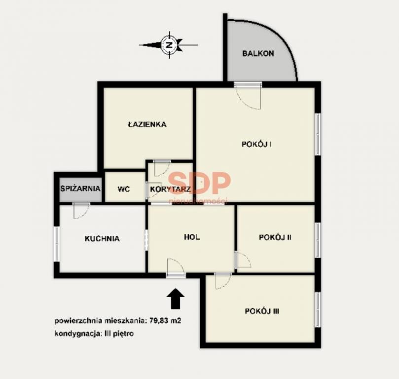 Mieszkanie 79&nbsp;m², Łódź, Ziemowita - zdjęcie 20