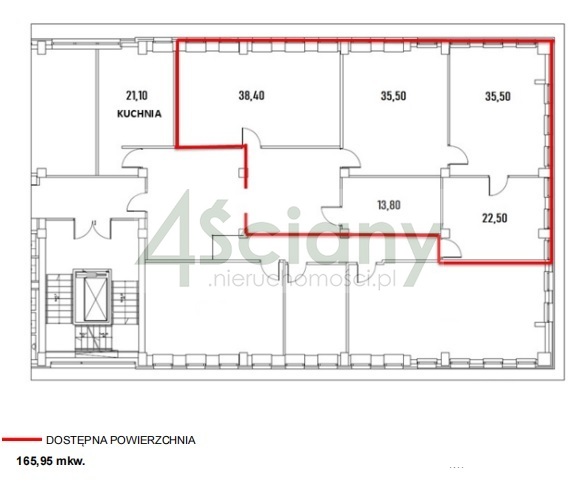 Lokal biurowy do wynajęcia, 165,95&nbsp;m², Warszawa - zdjęcie 10