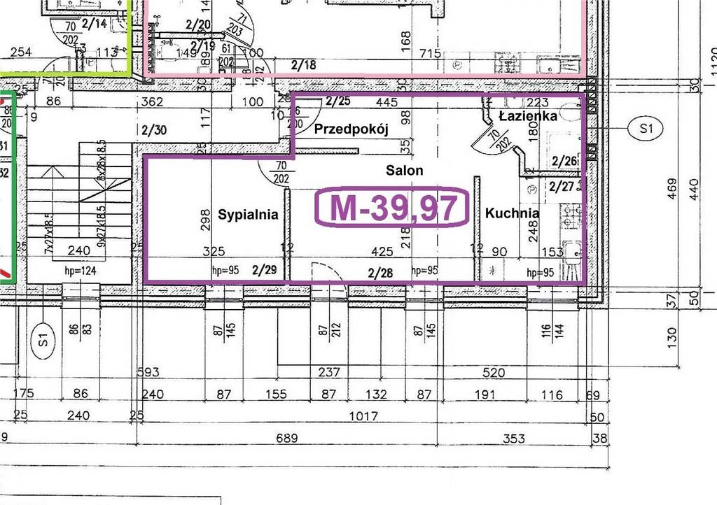 Mieszkanie 39,97 m², Wadowice, Jasna - zdjęcie 2