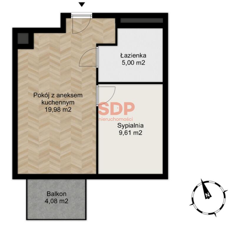 Mieszkanie 34&nbsp;m², Wrocław, Psie Pole, Lawendowa - zdjęcie 5