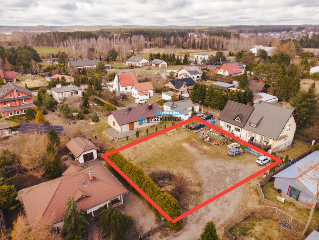 Ustawna działka w Orlu - 5min. od Wejherowa - zdjęcie 1