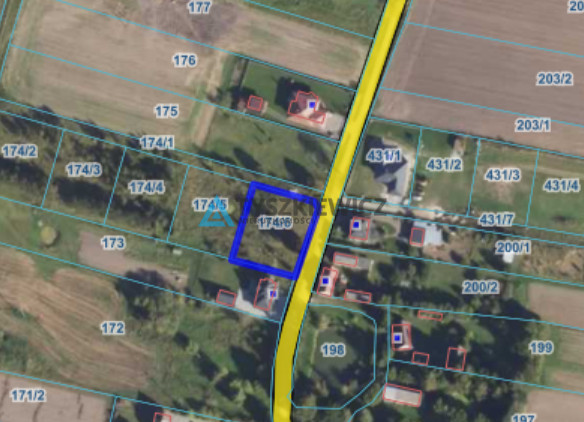 Działka budowlana 1430 m² z WZ | Krępsk | płaska - zdjęcie 4
