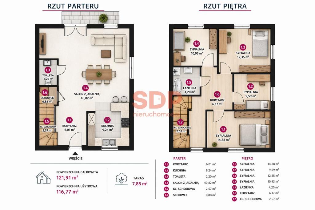 Dom 121 m², Brzezina, Polna - zdjęcie 2