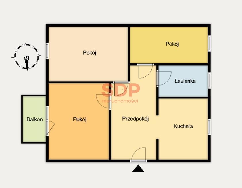 Mieszkanie 46&nbsp;m², Wrocław, Stalowa - zdjęcie 4