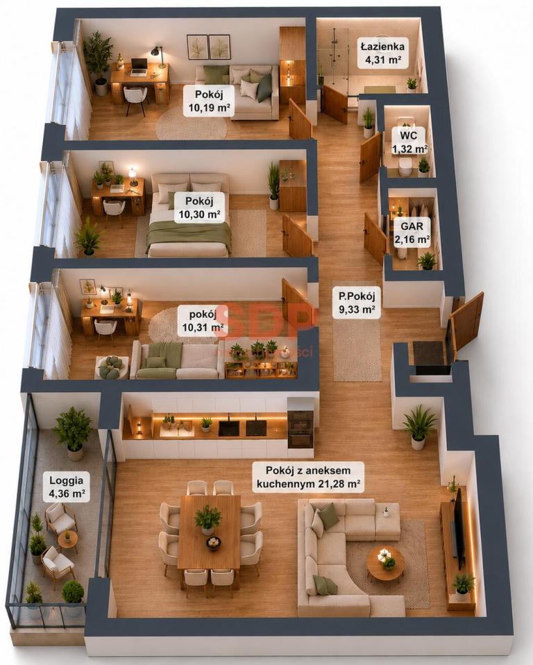 Mieszkanie 69 m², Wrocław, Zatorska - zdjęcie 5