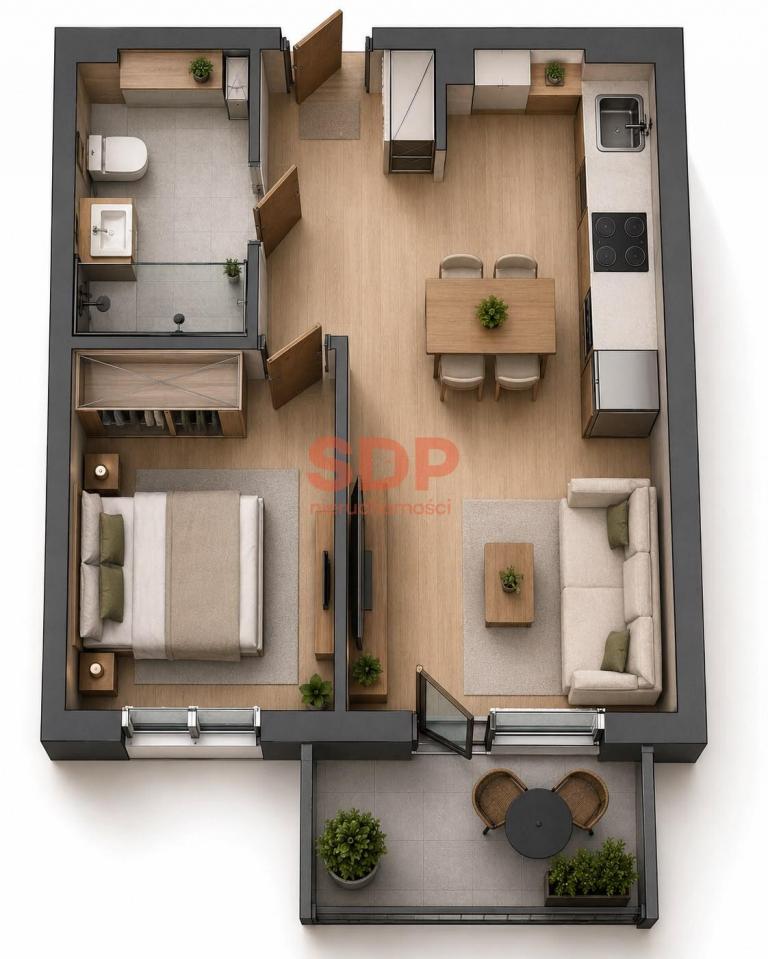 Mieszkanie 34 m², Wrocław, Fabryczna, Nowodworska - zdjęcie 5