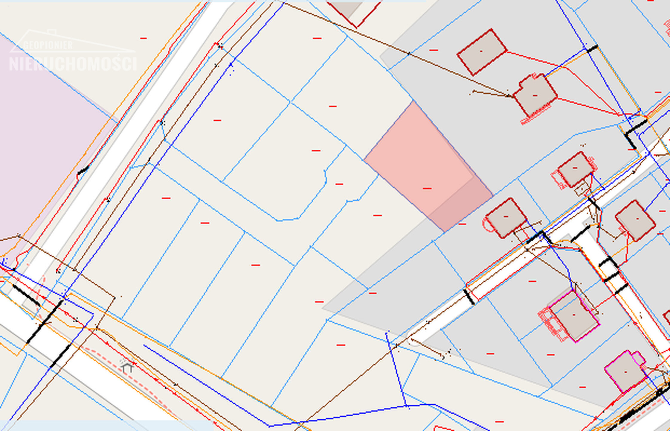 Ostróda - Lubajny, dzoałka budowlana 1060 m2, cena 110 000 PLN - zdjęcie 3