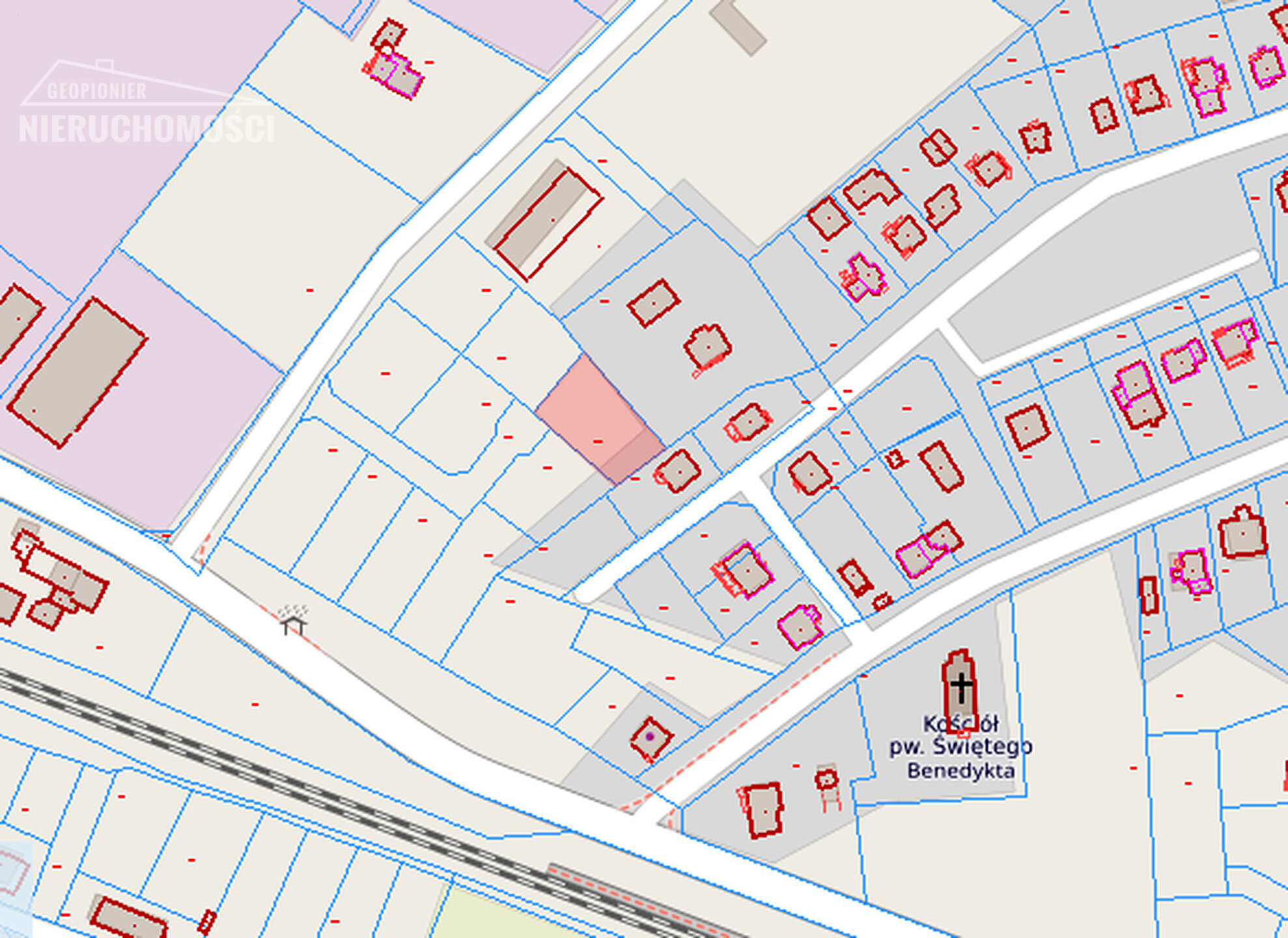 Ostróda - Lubajny, dzoałka budowlana 1060 m2, cena 110 000 PLN - zdjęcie 4