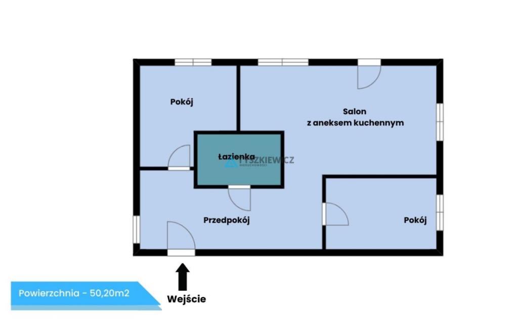 Trzy pokoje 59,2 m² z widokiem na morze Przymorze - zdjęcie 17