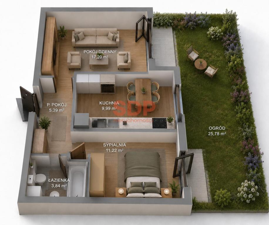 Mieszkanie 47 m², Wrocław, Lothara Herbsta - zdjęcie 5