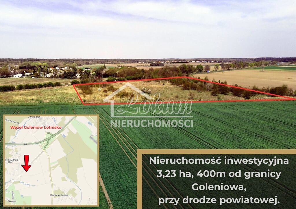 Działka rolna 3,23&nbsp;ha, Żółwia Błoć - zdjęcie 1