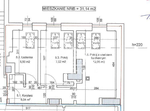 Mieszkanie 31,14&nbsp;m², Szczecin - zdjęcie 2