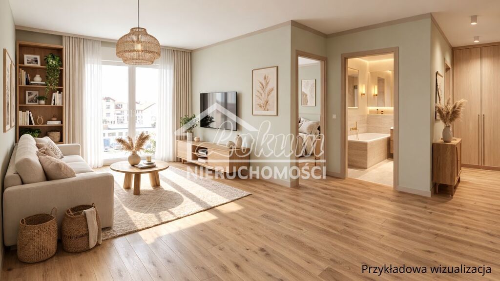 Mieszkanie 45,32&nbsp;m², Kamień Pomorski, Wojska Polskiego - zdjęcie 1