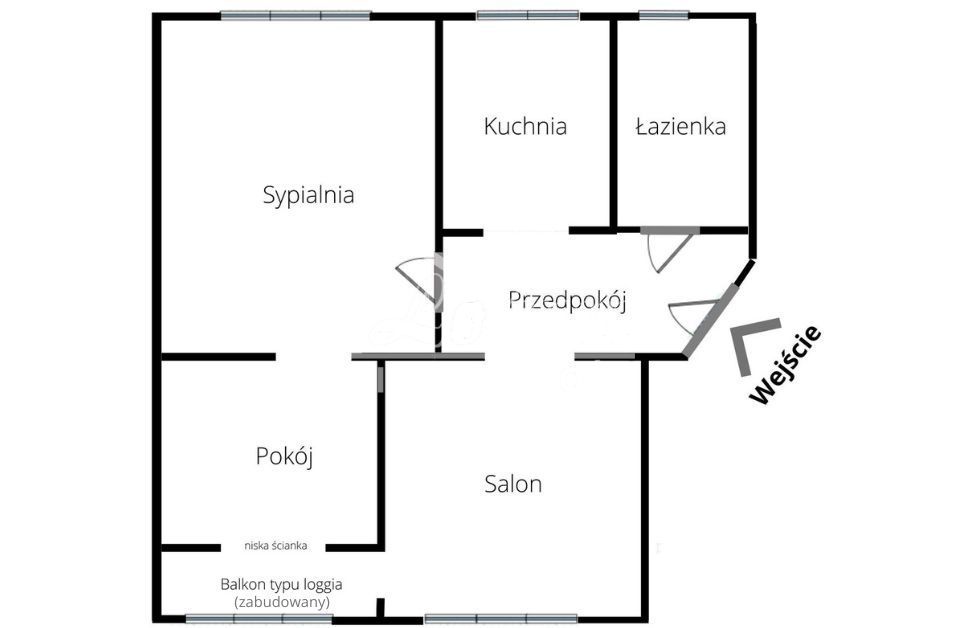 Mieszkanie 54,39&nbsp;m², Szczecin, Niebuszewo, ks. bp. Adama Naruszewicza - zdjęcie 18