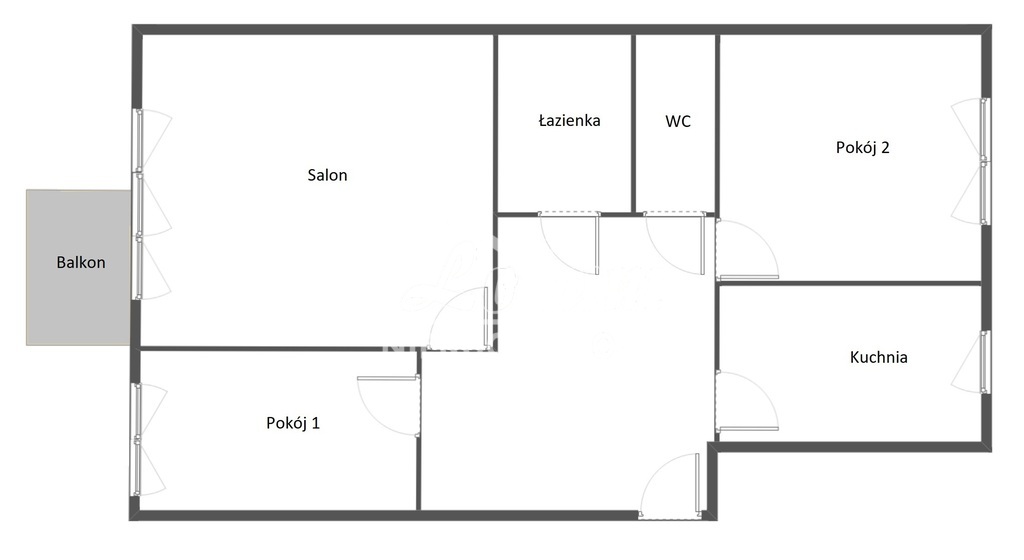 Mieszkanie 63,11&nbsp;m², Szczecin - zdjęcie 13