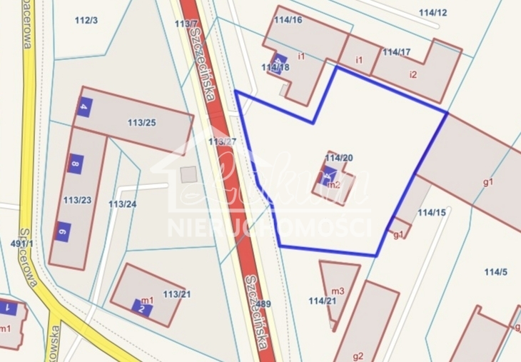 Działka budowlana 1807 m², Pilchowo, Szczecińska - zdjęcie 2