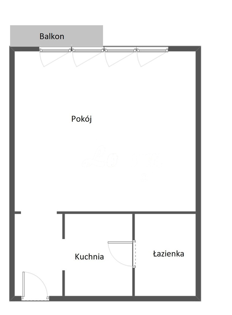 Mieszkanie 18,6&nbsp;m², Szczecin - zdjęcie 5