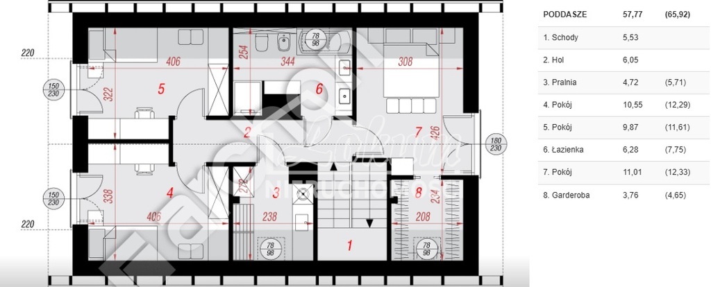Działka budowlana 1718 m², Dobropole Gryfińskie - zdjęcie 4