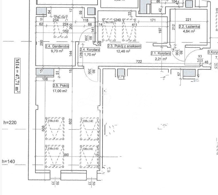 Mieszkanie 47,71&nbsp;m², Szczecin - zdjęcie 2