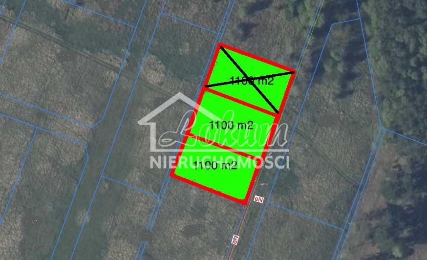 Działka budowlana 1100&nbsp;m², Niedźwiedź - zdjęcie 1