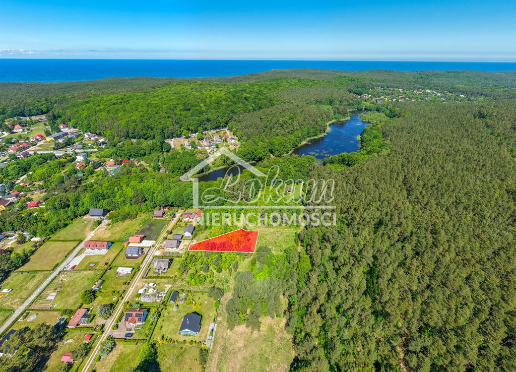 Działka budowlana 1149&nbsp;m², Wisełka, Ustronie Leśne - zdjęcie 1