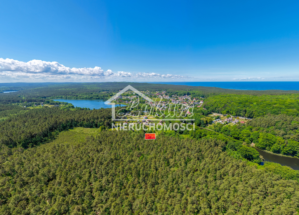 Działka budowlana 1000&nbsp;m², Wisełka, Ustronie Leśne - zdjęcie 2