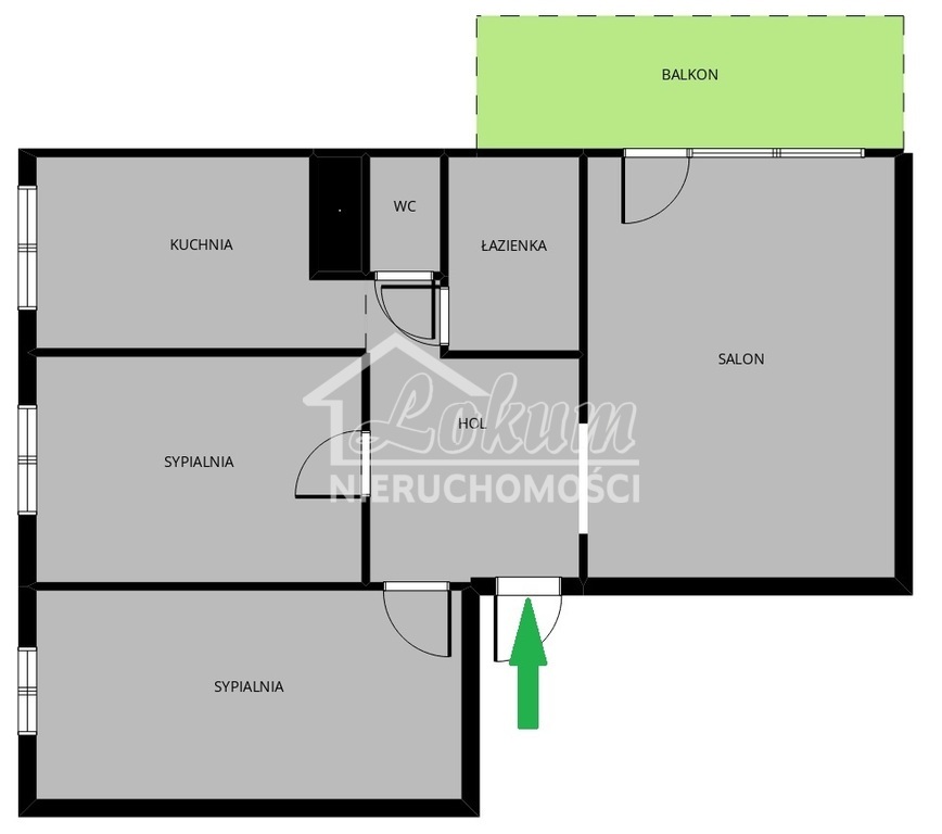 Mieszkanie 52,5&nbsp;m², Szczecin, Świerczewo, 26 Kwietnia - zdjęcie 5
