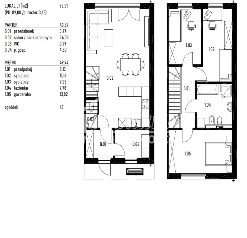 Dom 93,51&nbsp;m², Szczecin - zdjęcie 3