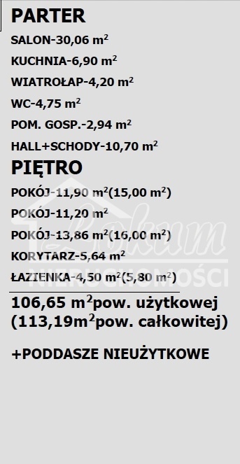 Dom 113,19&nbsp;m², Dołuje - zdjęcie 6