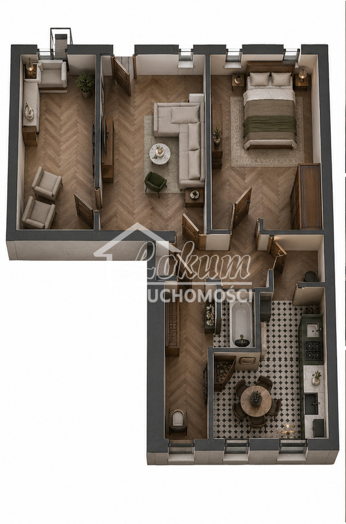 Mieszkanie 81,31 m², Szczecin, Centrum, Bolesława Śmiałego - zdjęcie 19