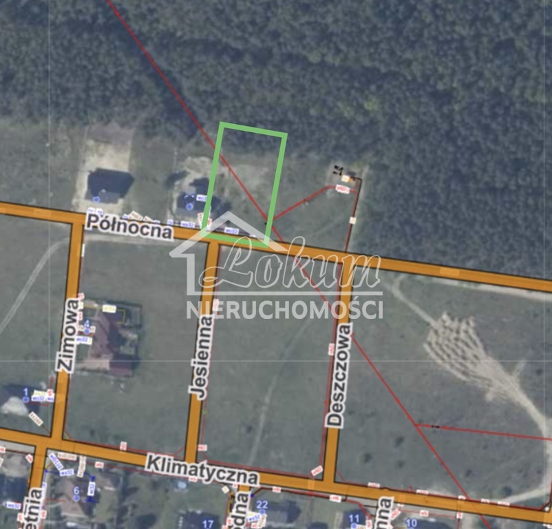 Działka budowlana 1377&nbsp;m², Kliniska Wielkie - zdjęcie 6