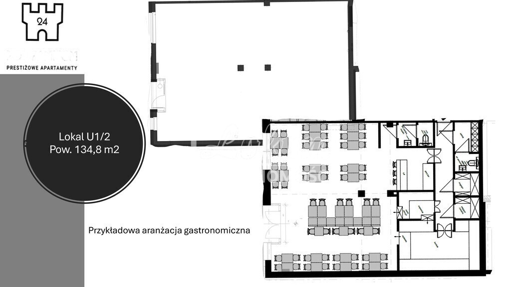 Lokal na gastronomię do wynajęcia, 134,8&nbsp;m², Szczecin, Stare Miasto, Warzywna - zdjęcie 12