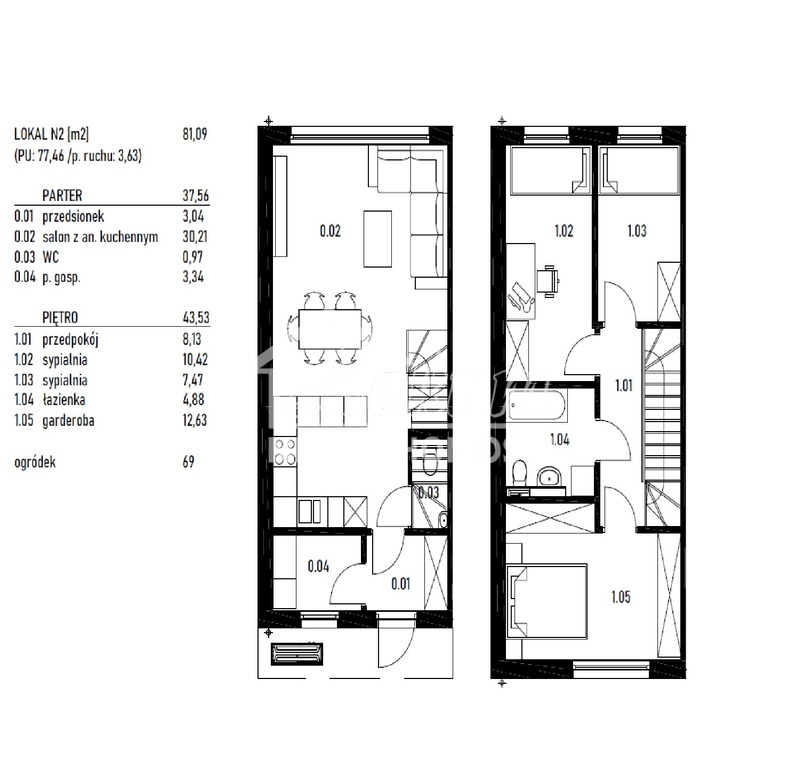 Dom 81,09&nbsp;m², Szczecin - zdjęcie 4