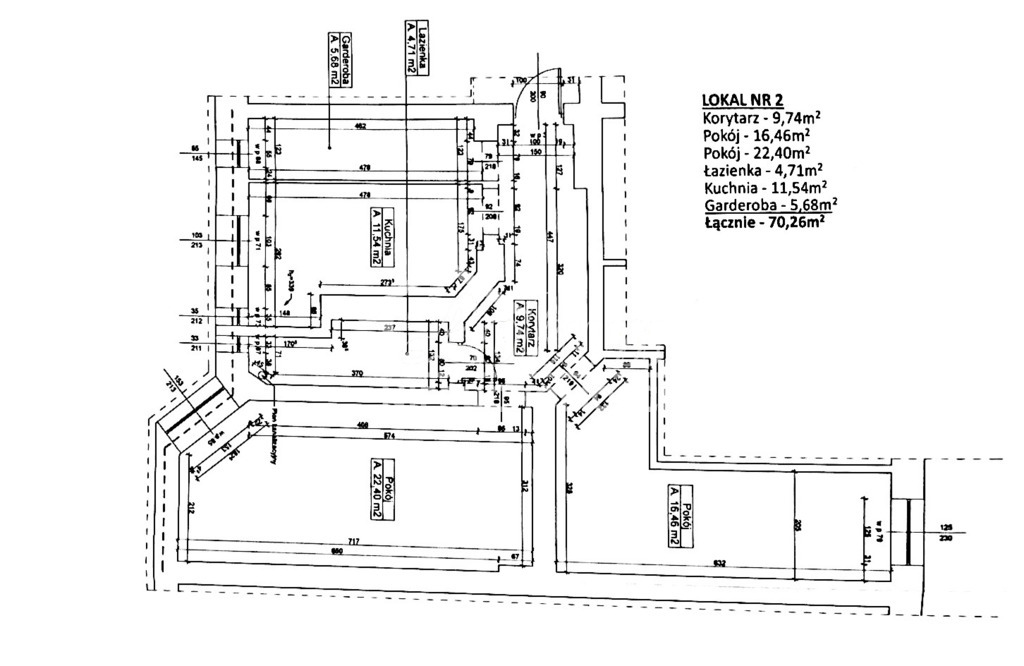 Mieszkanie 70,26&nbsp;m², Szczecin, Centrum, Mazurska - zdjęcie 10
