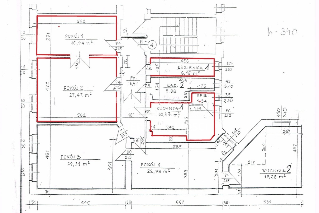 Mieszkanie 69,2&nbsp;m², Szczecin, Centrum, Kaszubska - zdjęcie 12