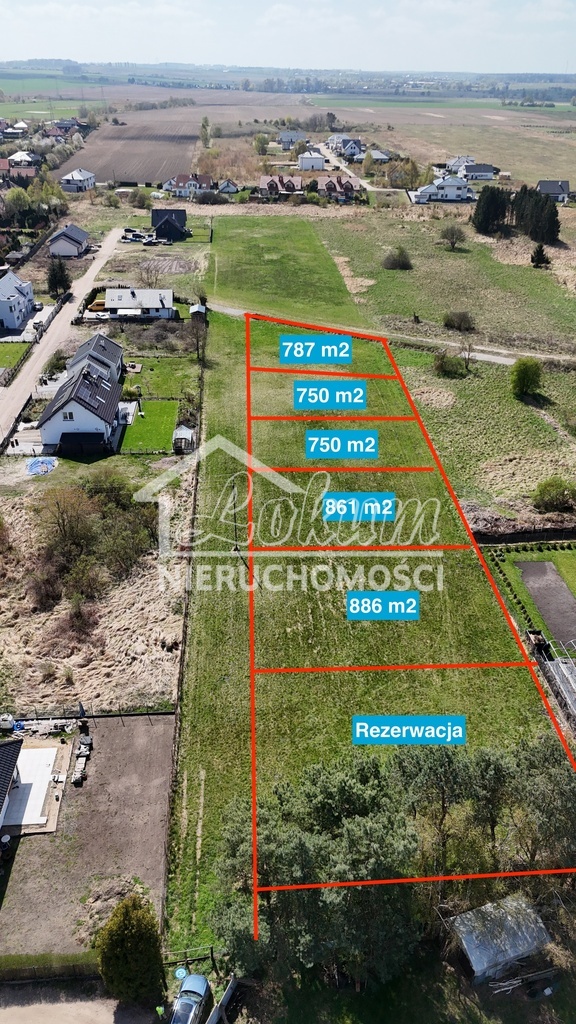 Działka budowlana 800&nbsp;m², Wołczkowo, Lipowa - zdjęcie 1