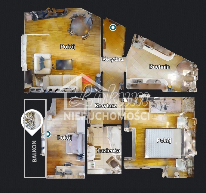 Mieszkanie 69,8&nbsp;m², Szczecin, Śródmieście, al. Bohaterów Warszawy - zdjęcie 2