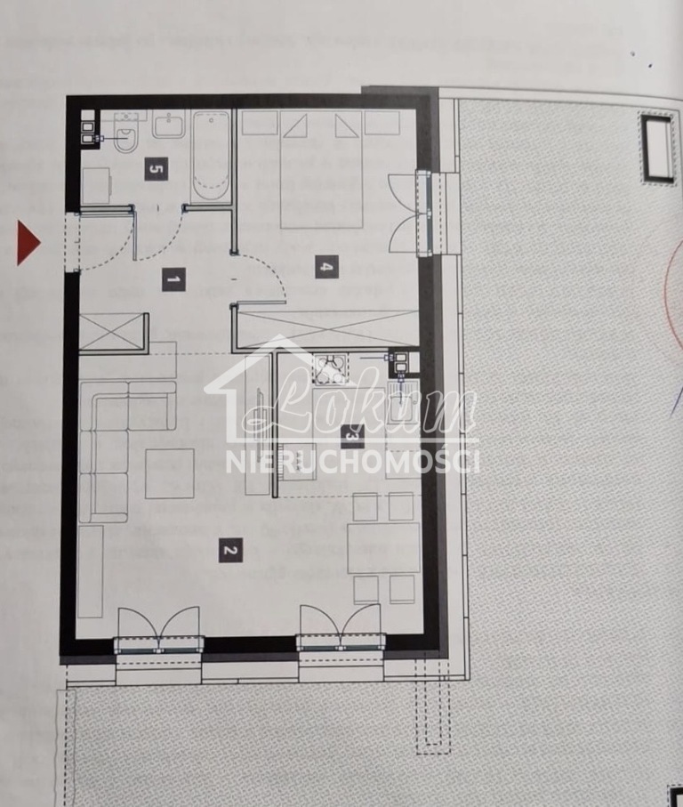 Mieszkanie 49,56 m², Szczecin, Gumieńce, Kazimierska - zdjęcie 19